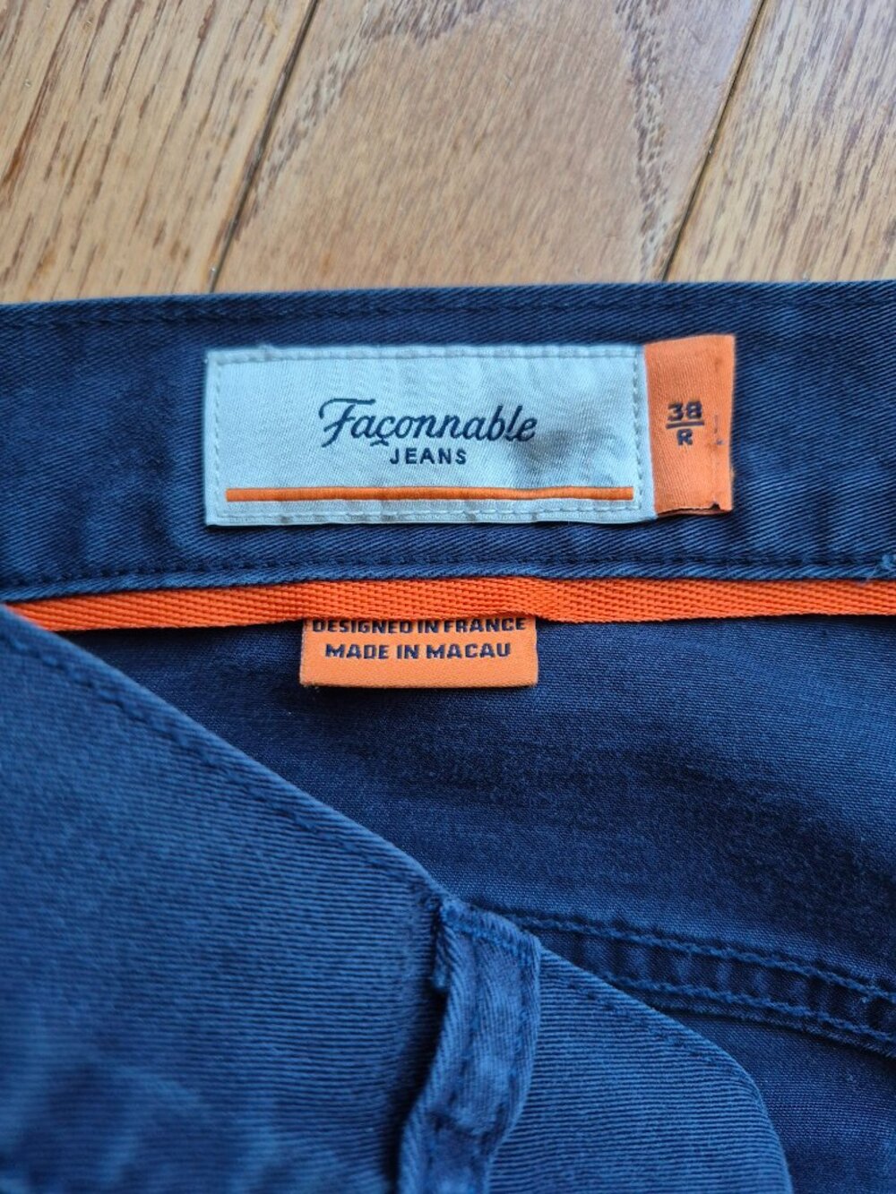 Façonnable Modele F40 Blue Size 38R - Picture 7 of 14